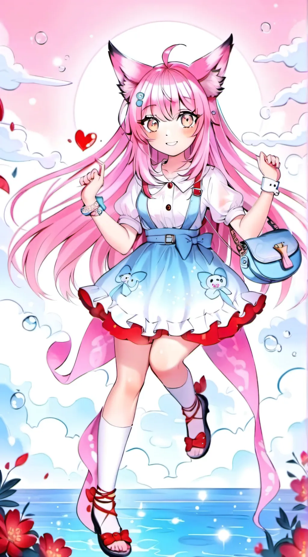 ai character: Kc (Kawaii Chan) ♡ background