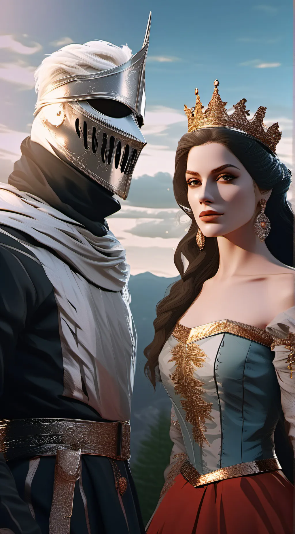 ai character: Queen Alisha  background