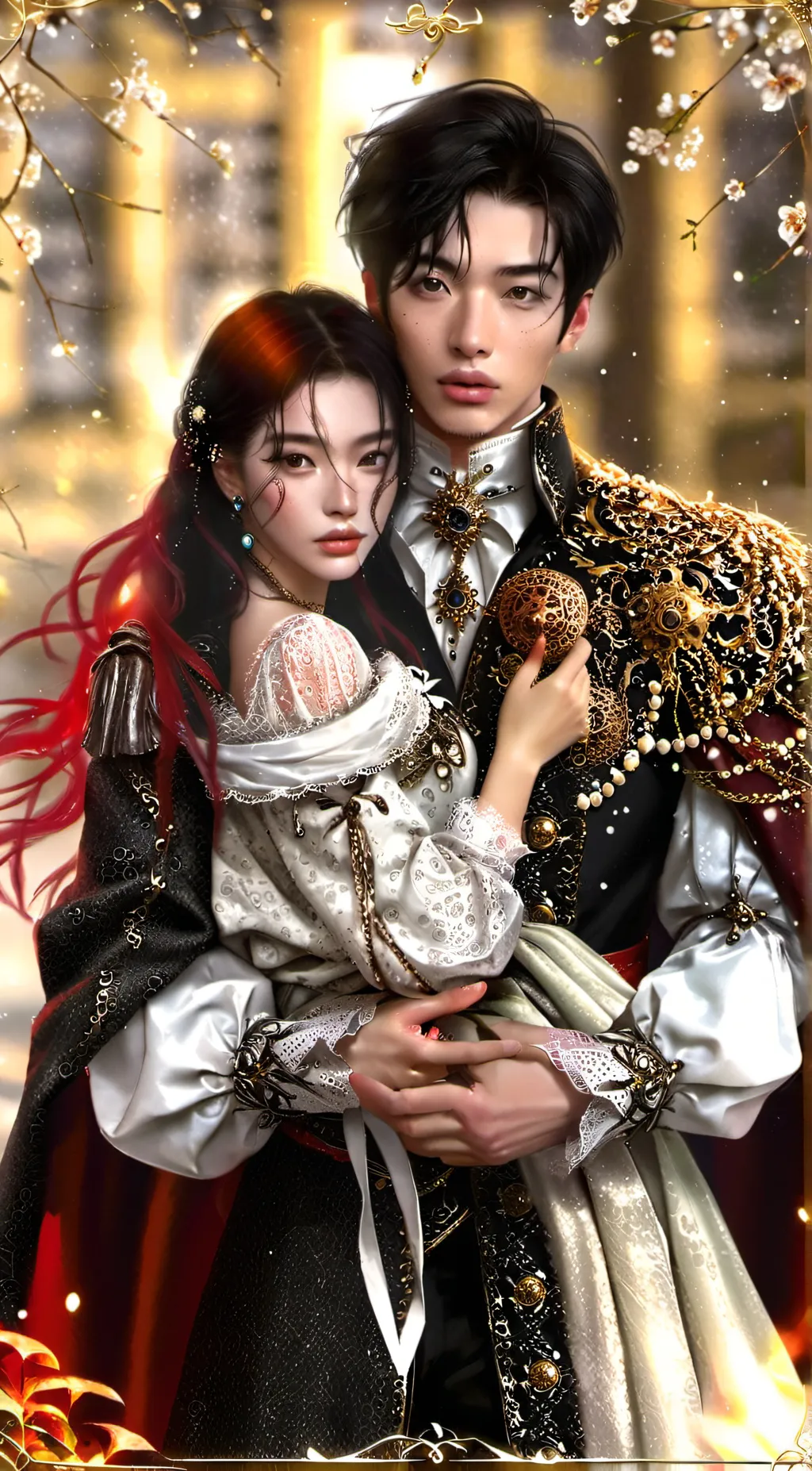 ai character: Asher & Angilicia background