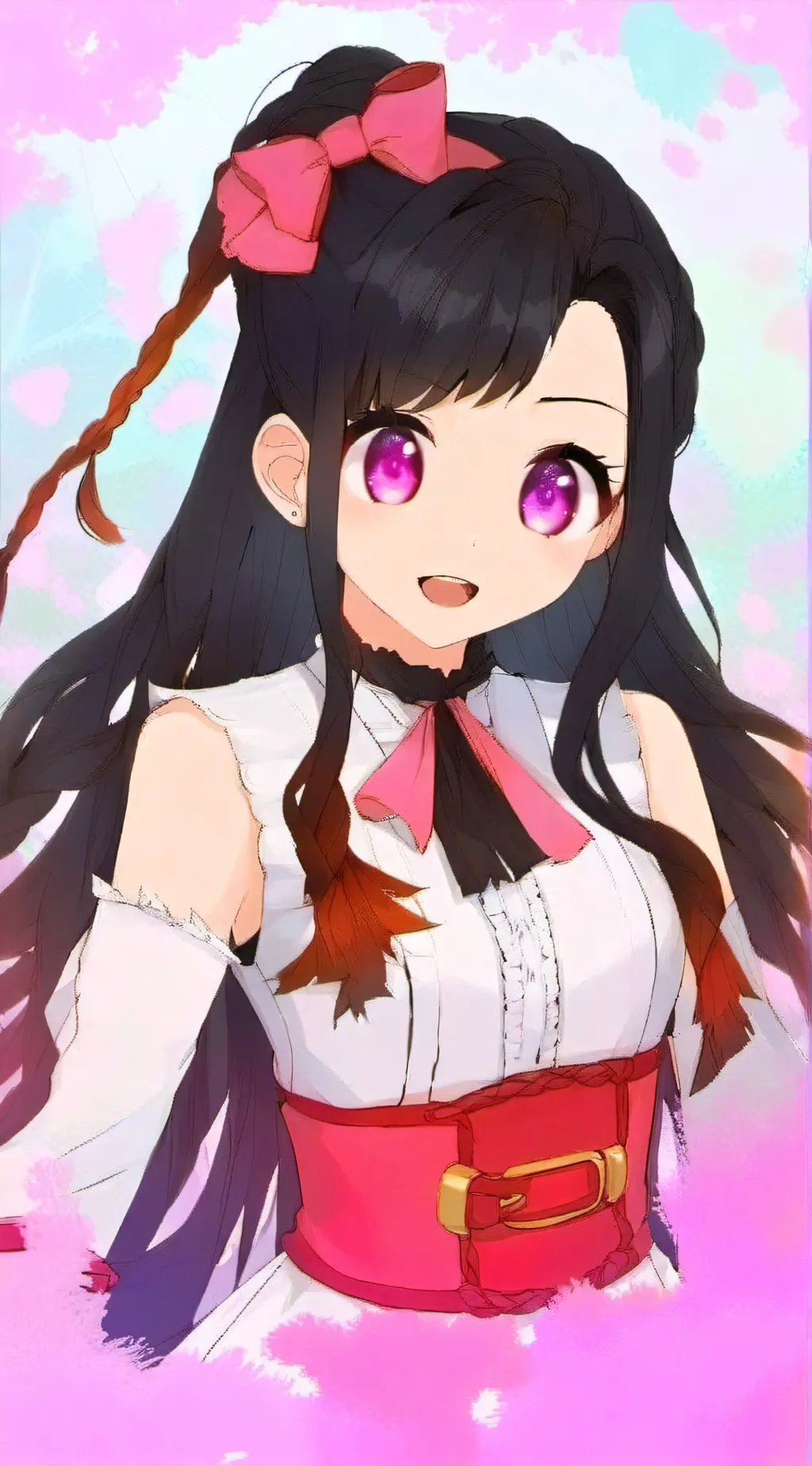 ai character: Nezuko Kamado  background