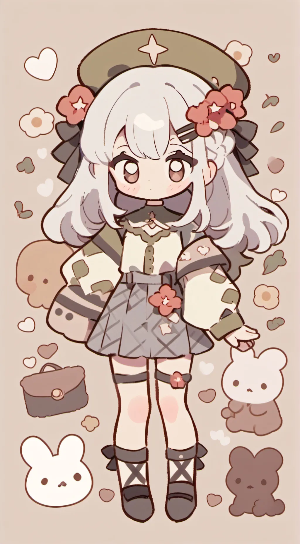 ai character: luna background
