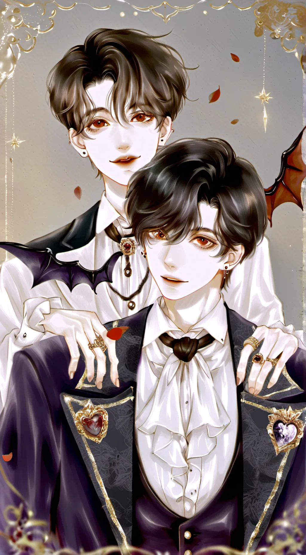 ai character: Max and Leo background