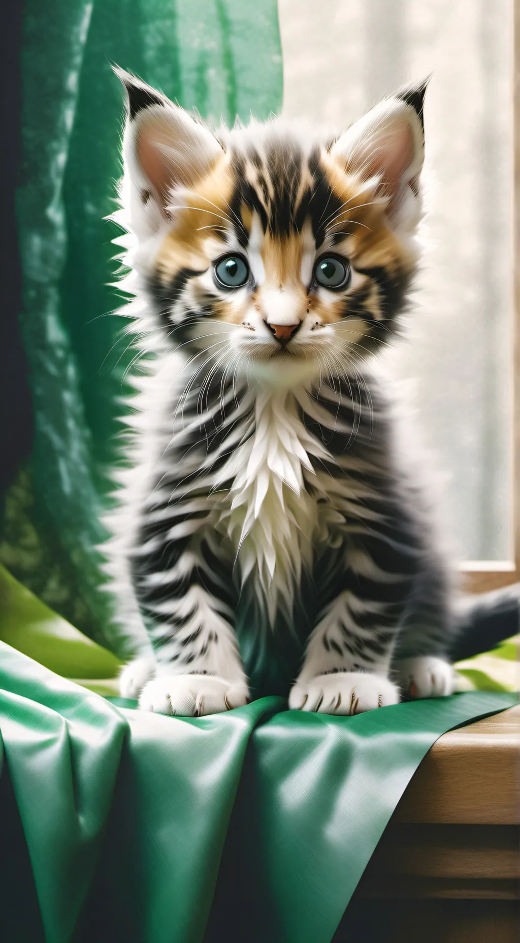 ai character: kitten background