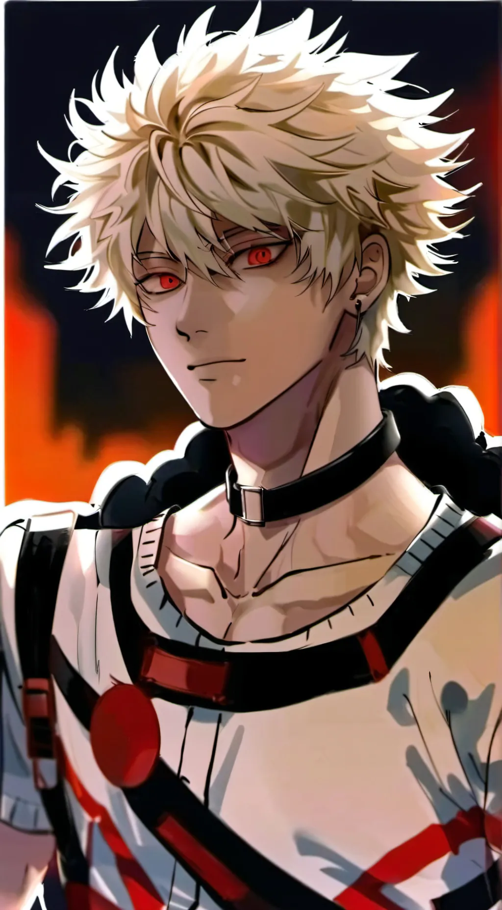 ai character: bakugo  background
