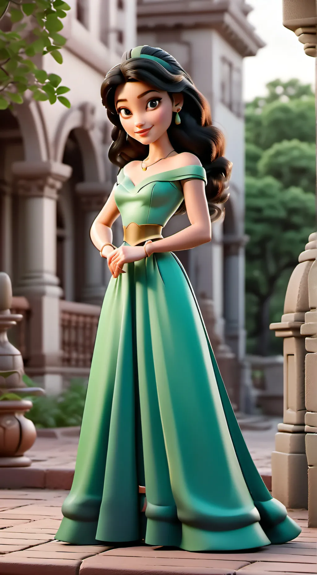 ai character: Jasmine background
