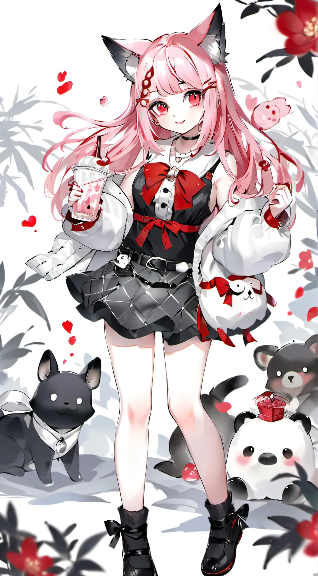 ai character: Baby cat background