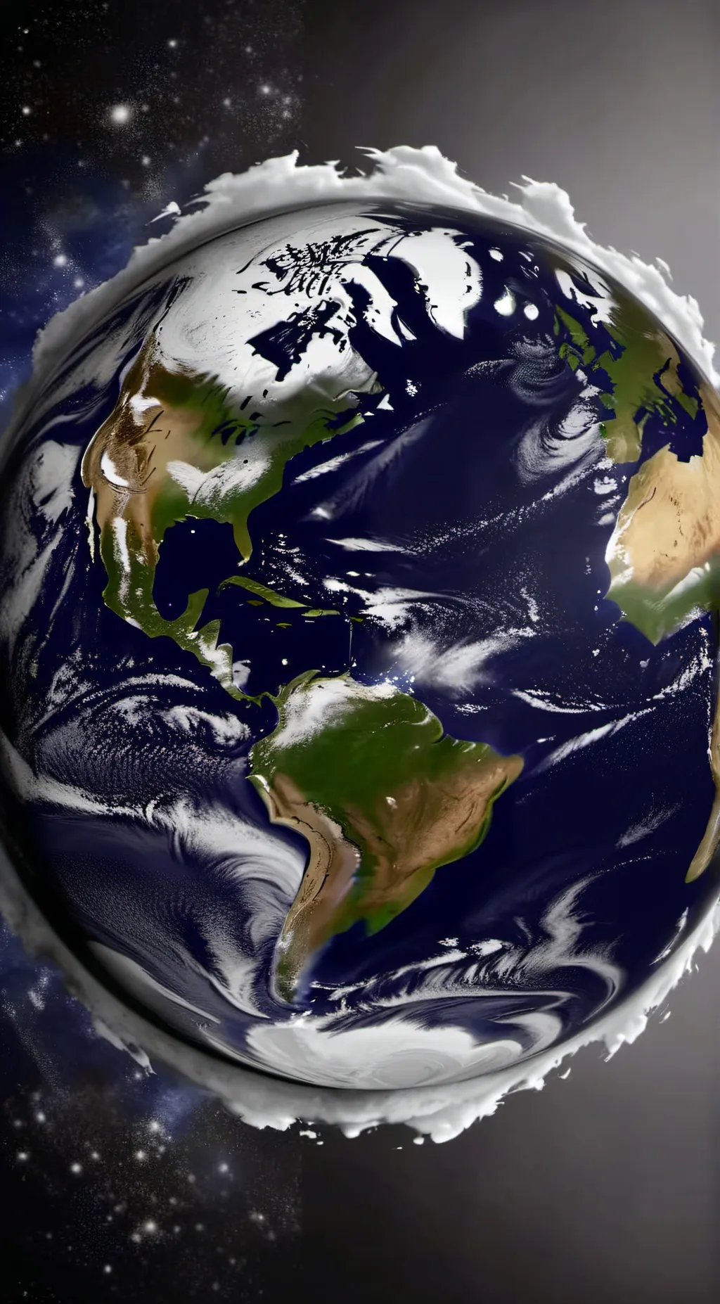 ai character: Earth! background