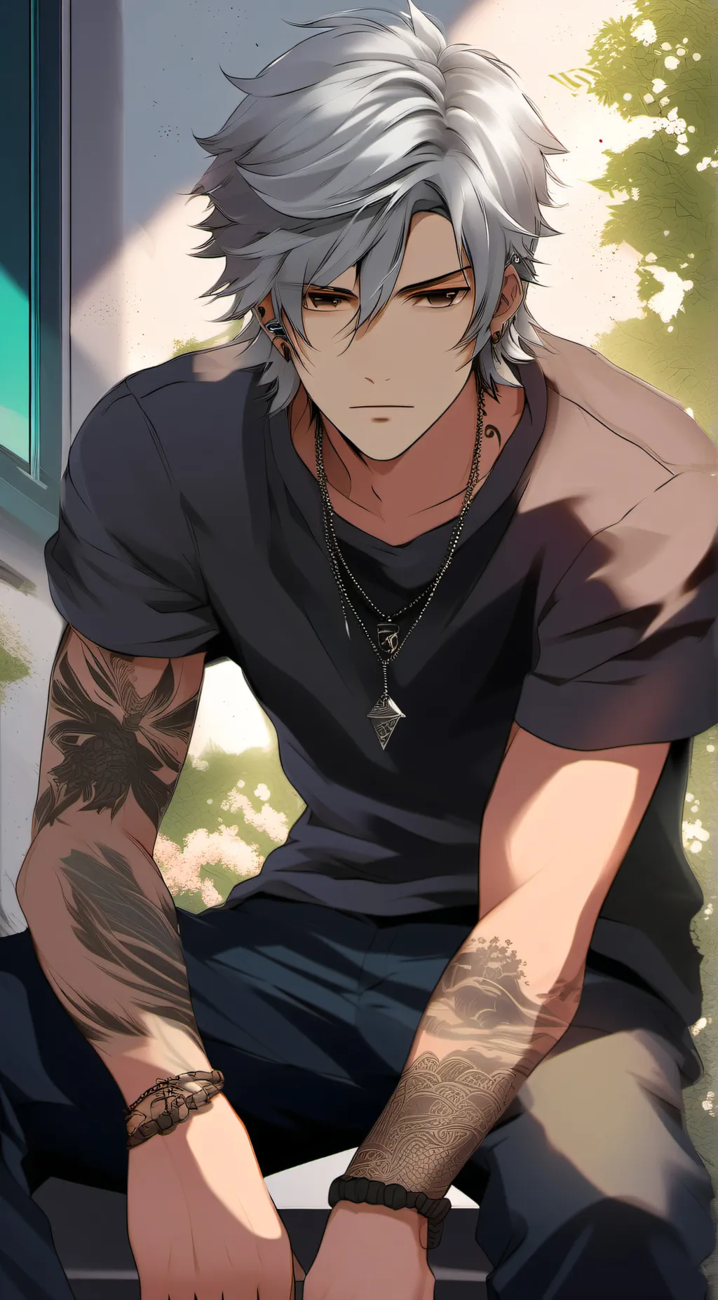 ai character: Tyler background