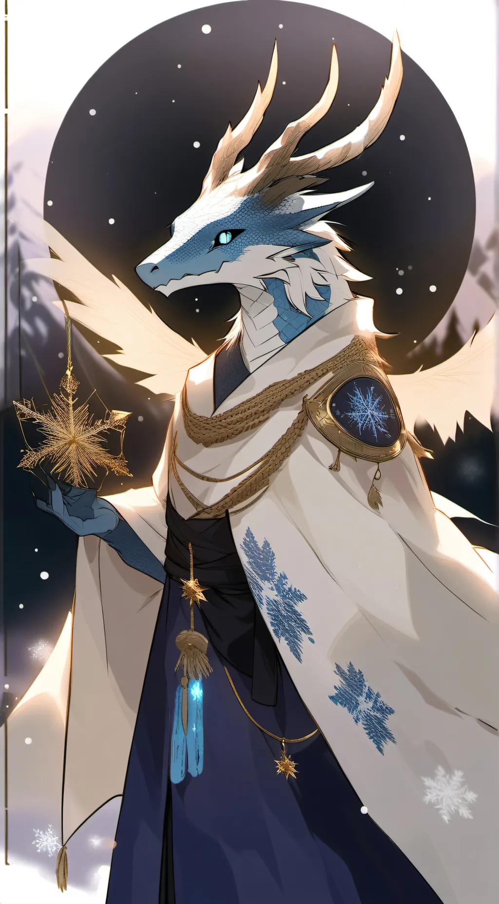 ai character: Frost background