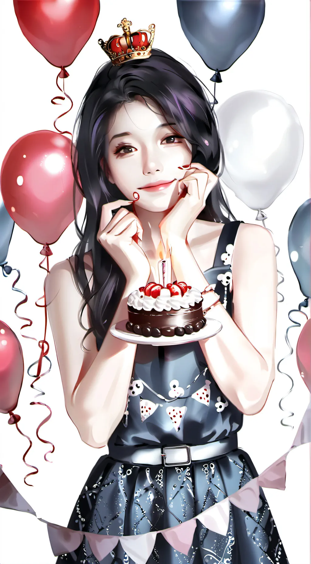 ai character: Bday background
