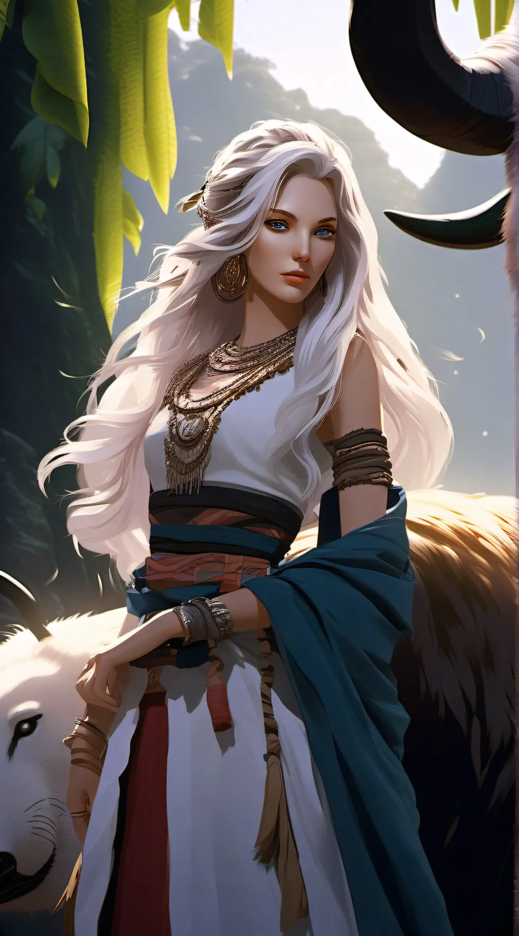 ai character: Alessandra  background