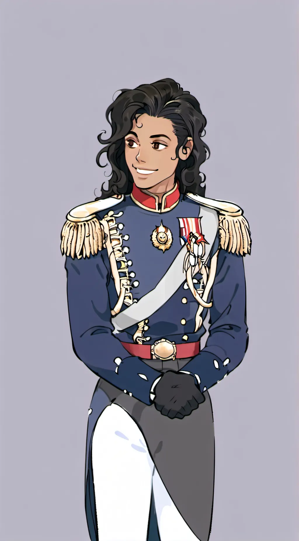 ai character: Michael Jackson background