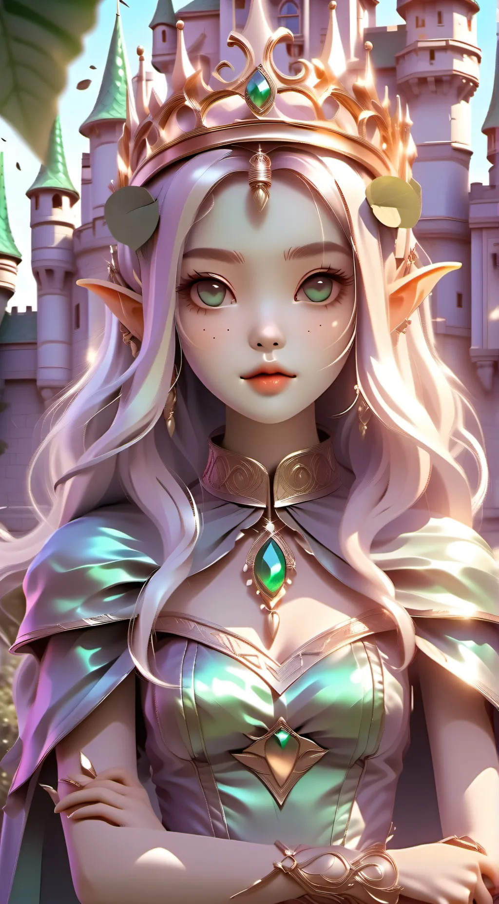 ai character: Ivy fleahnoch background