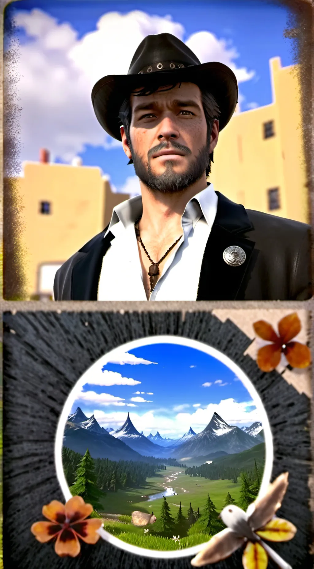 ai character: Arthur Morgan background