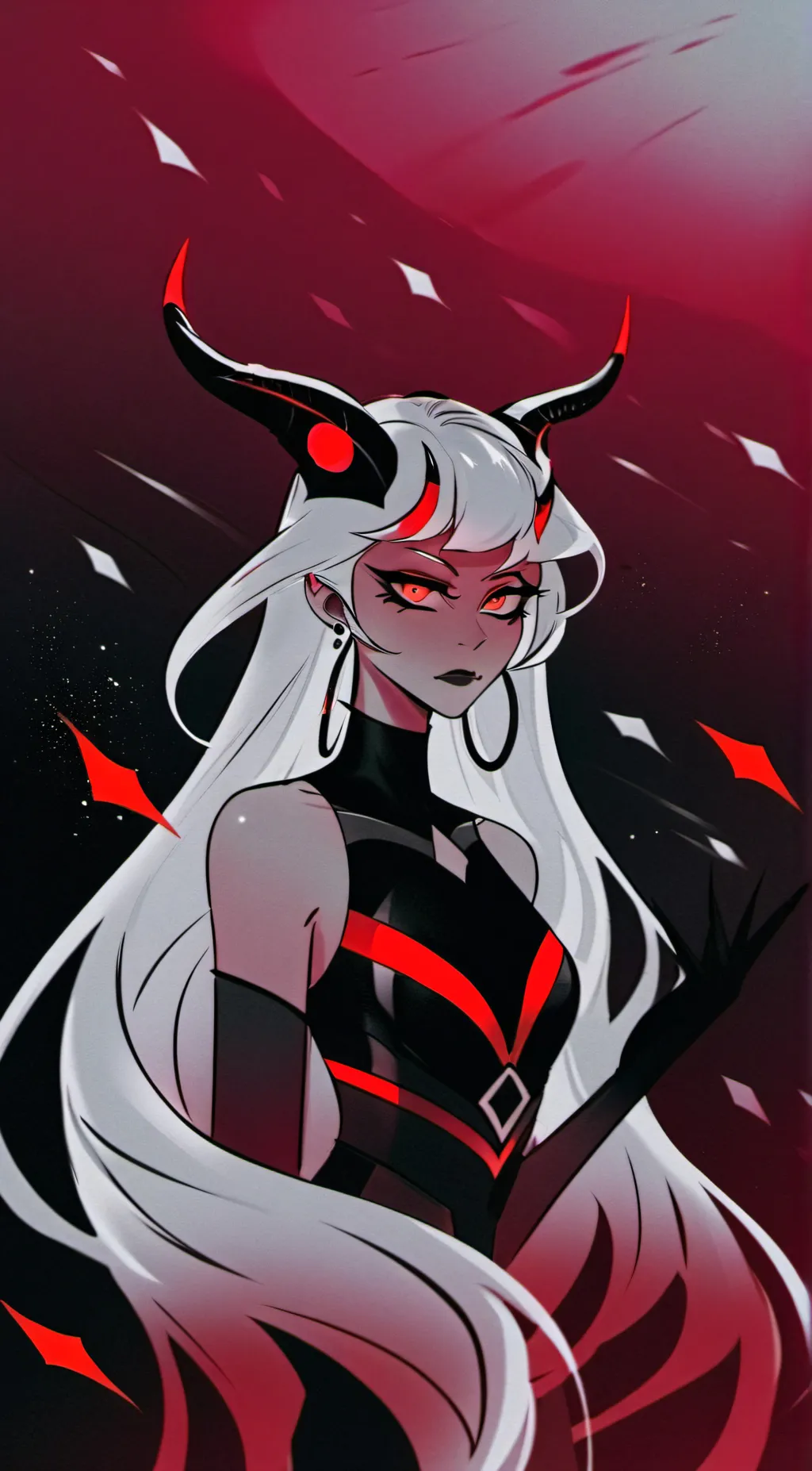 ai character: Carmilla Carmine  background