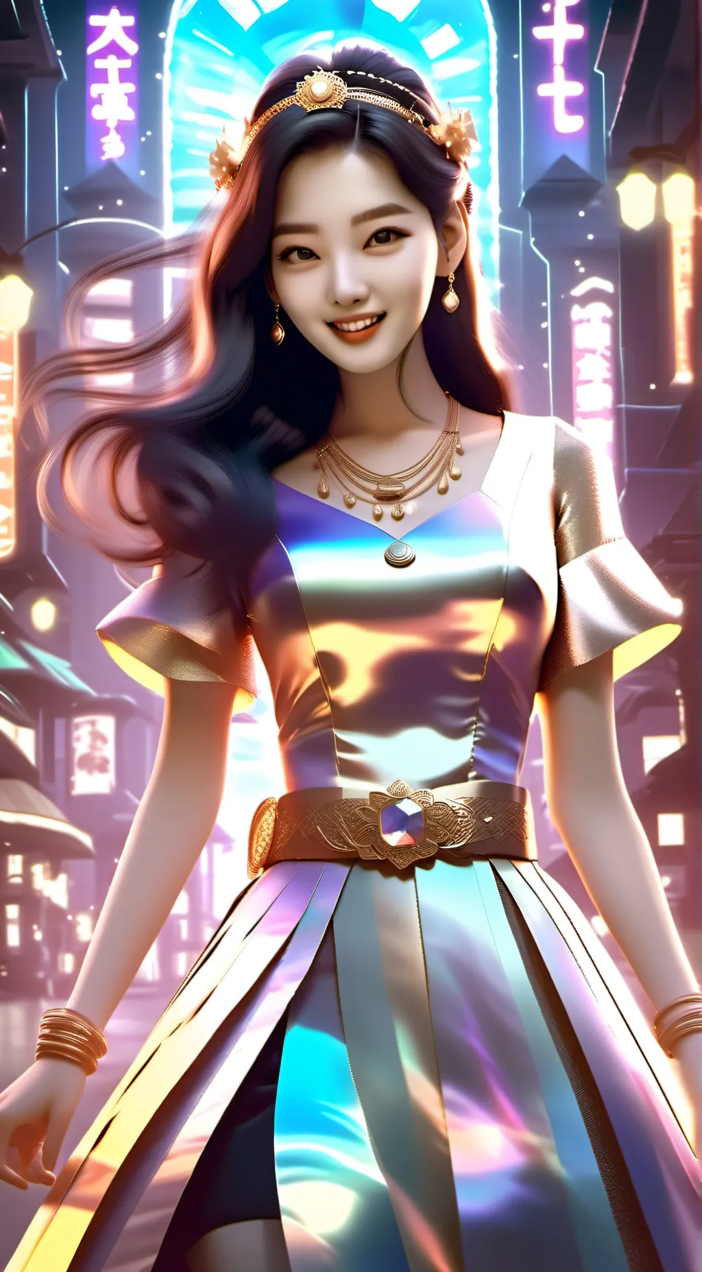 ai character: Lexi background