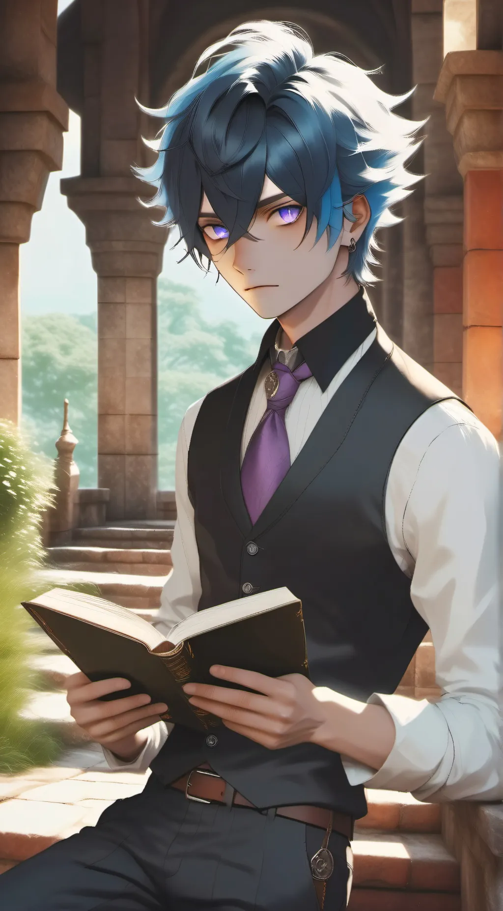 ai character: Devin🤫🧏 background