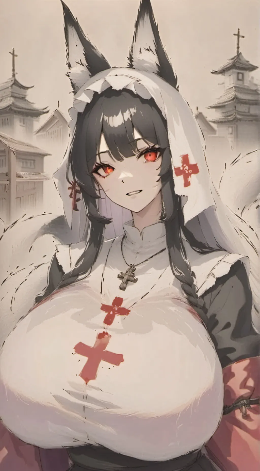 ai character: Luna background