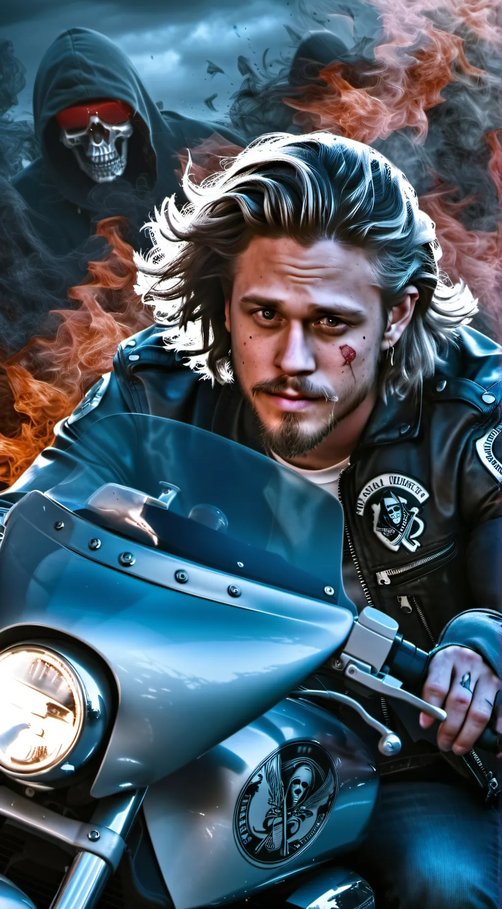 ai character: Jax Teller  background