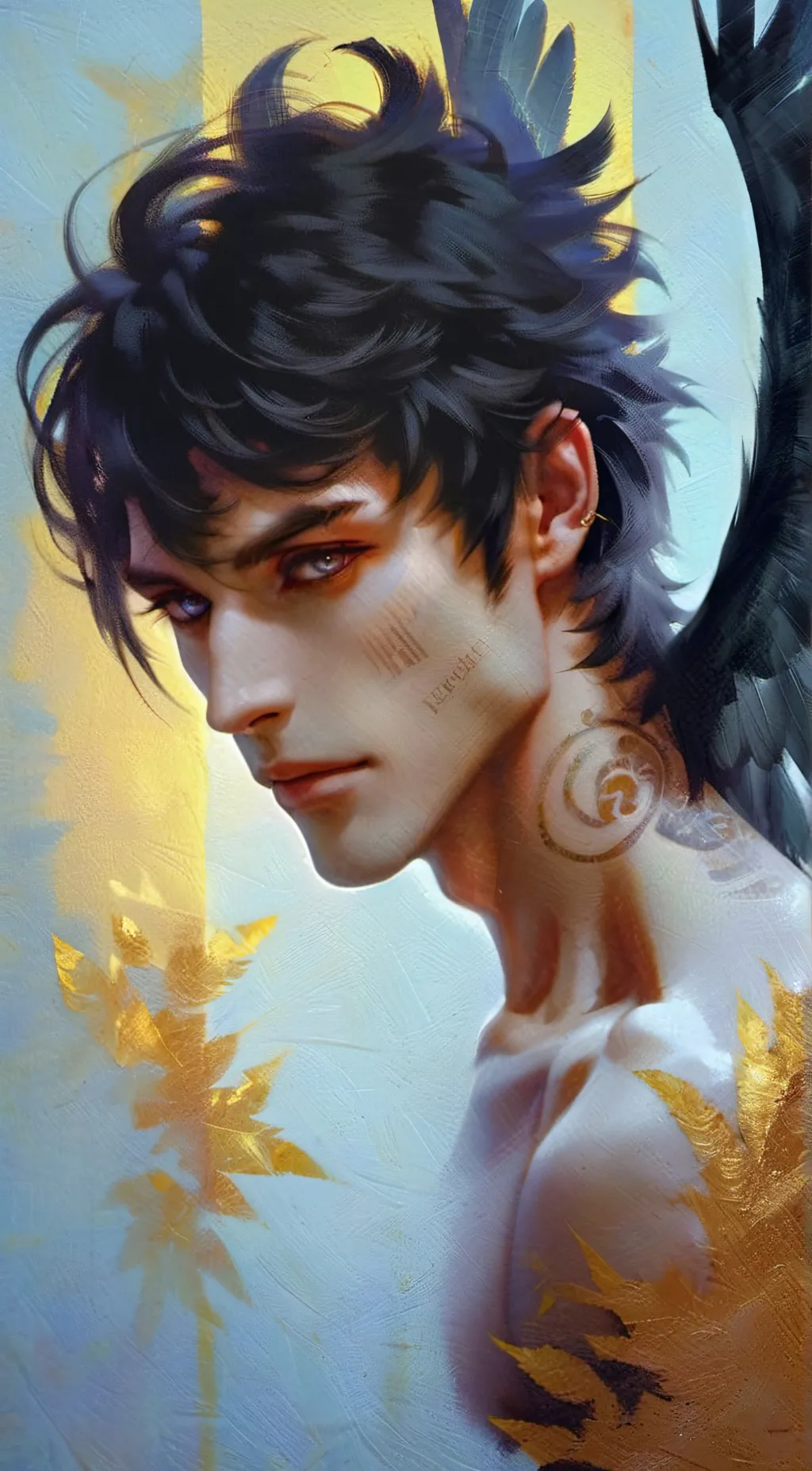 ai character: Hawk background
