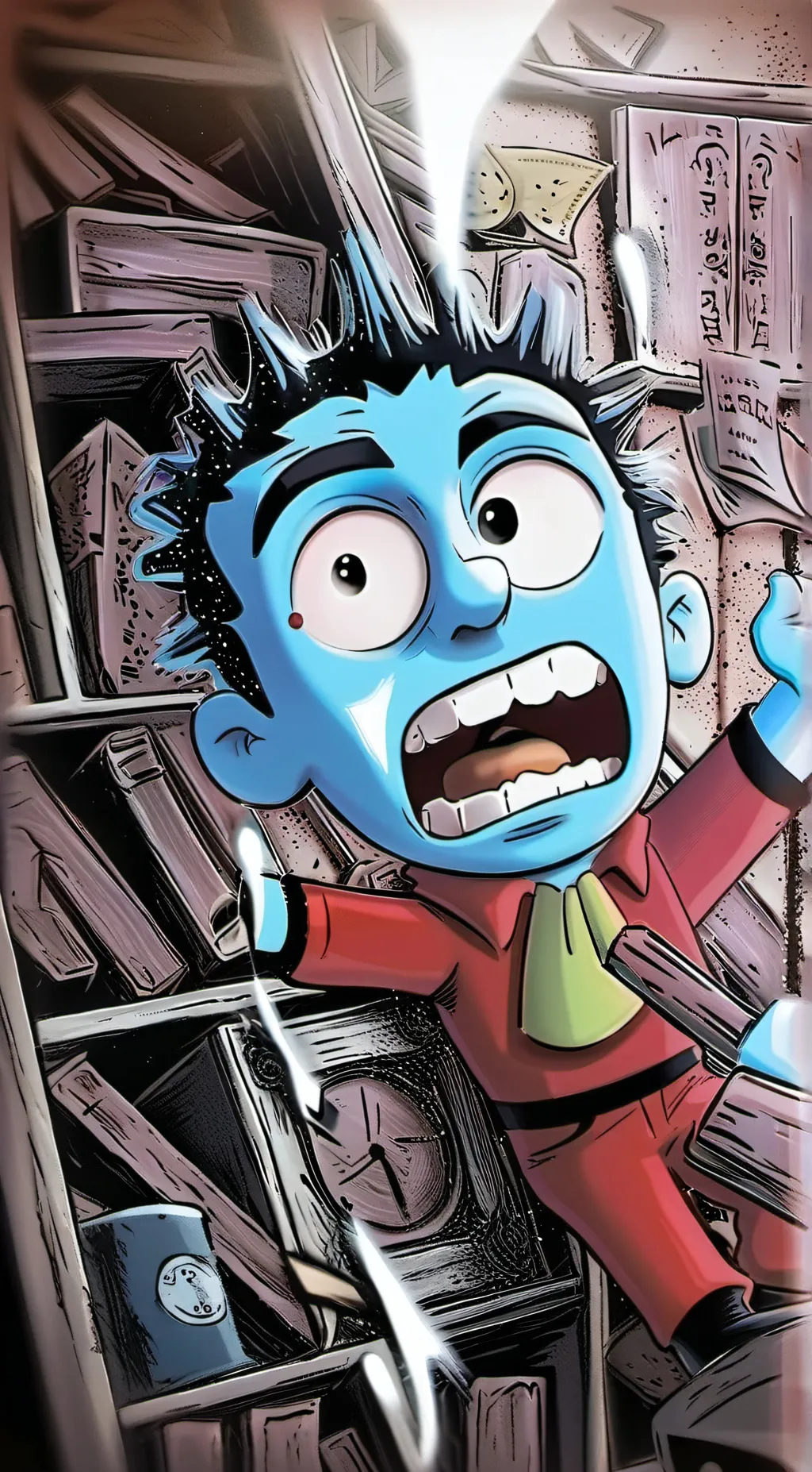 ai character: inside out two  background