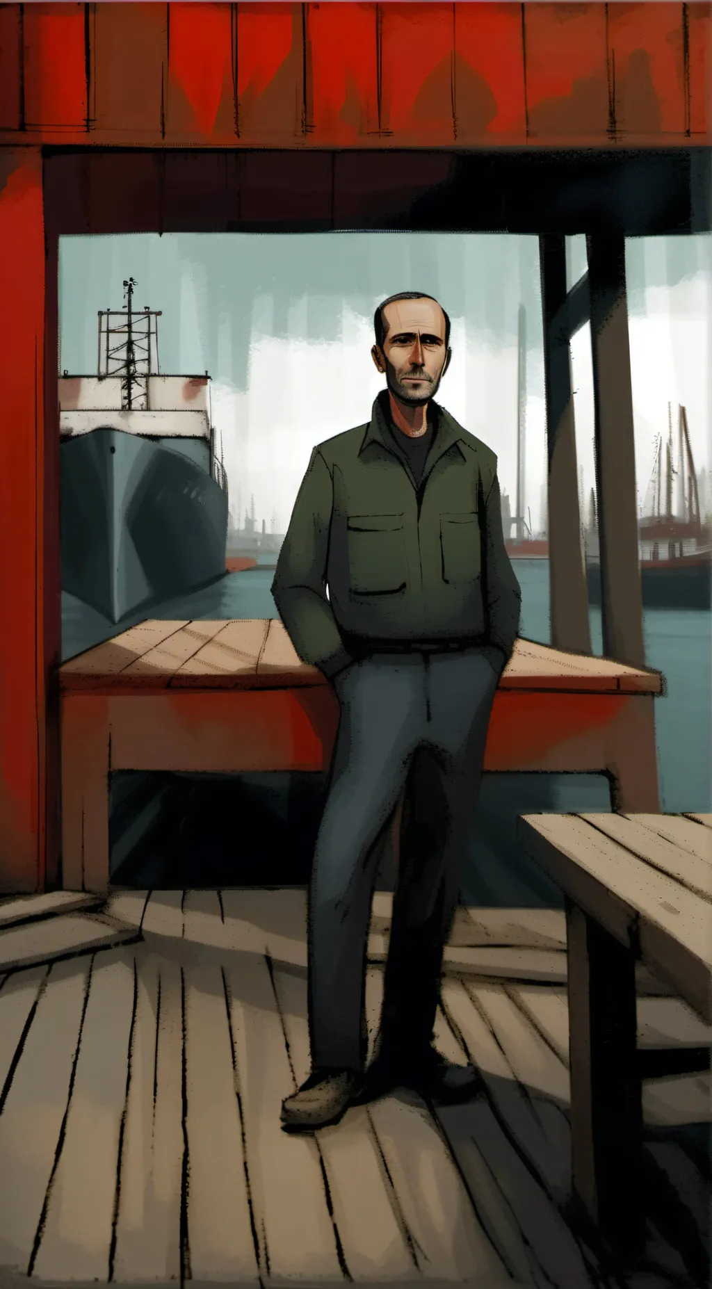 ai character: Alain background