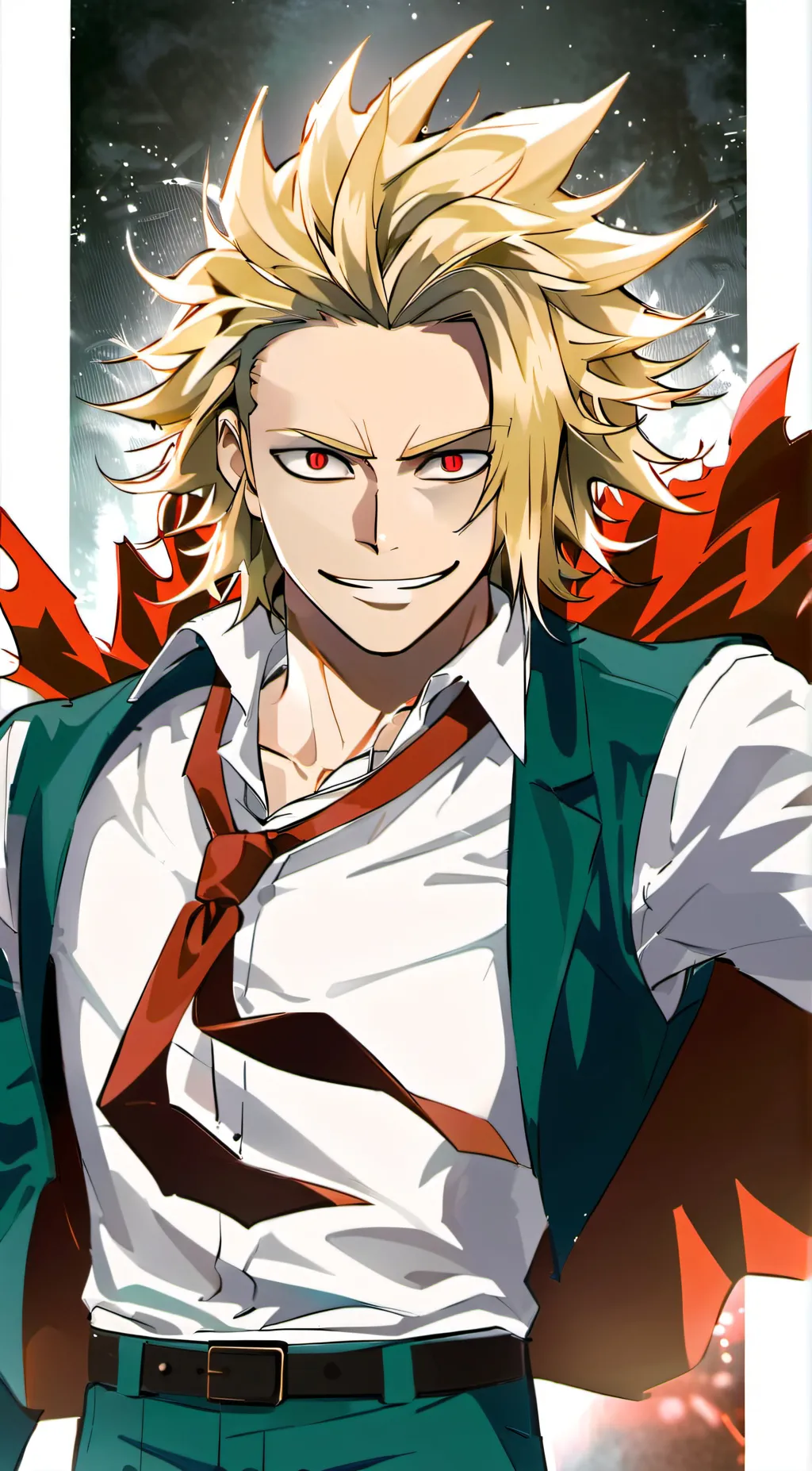 ai character: All might  background