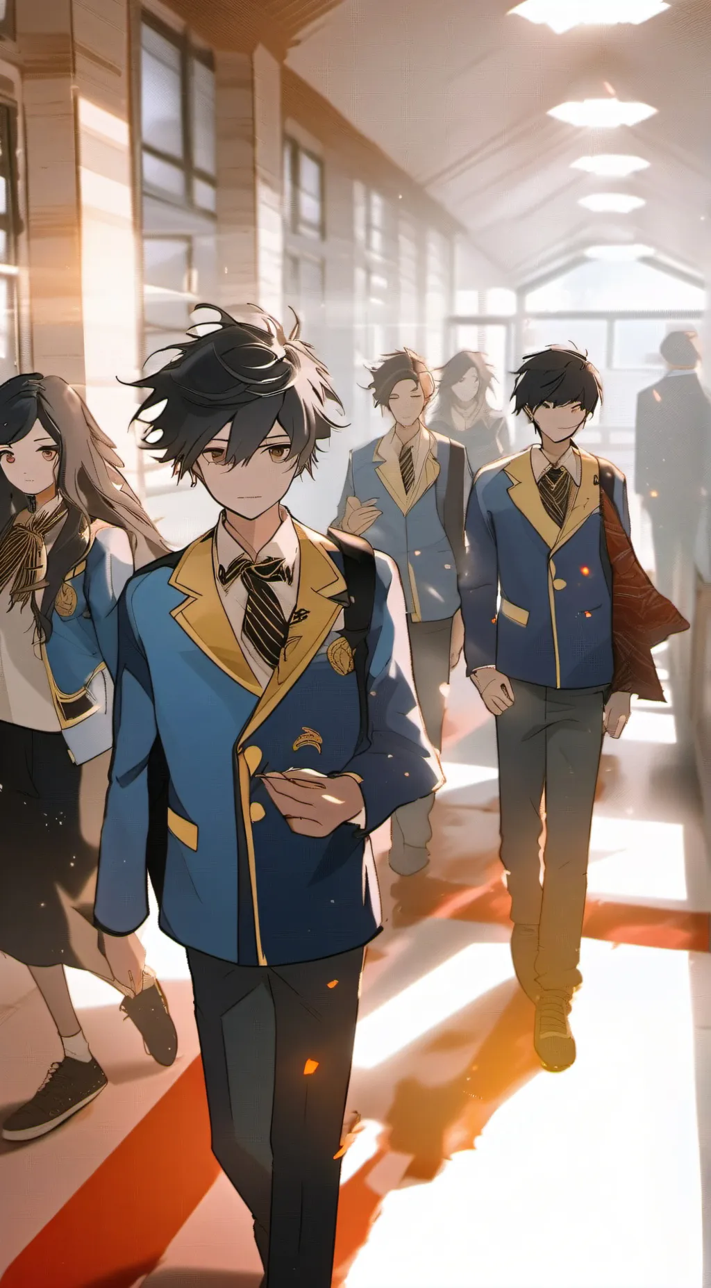 ai character: Highschool!!!!!!!! background