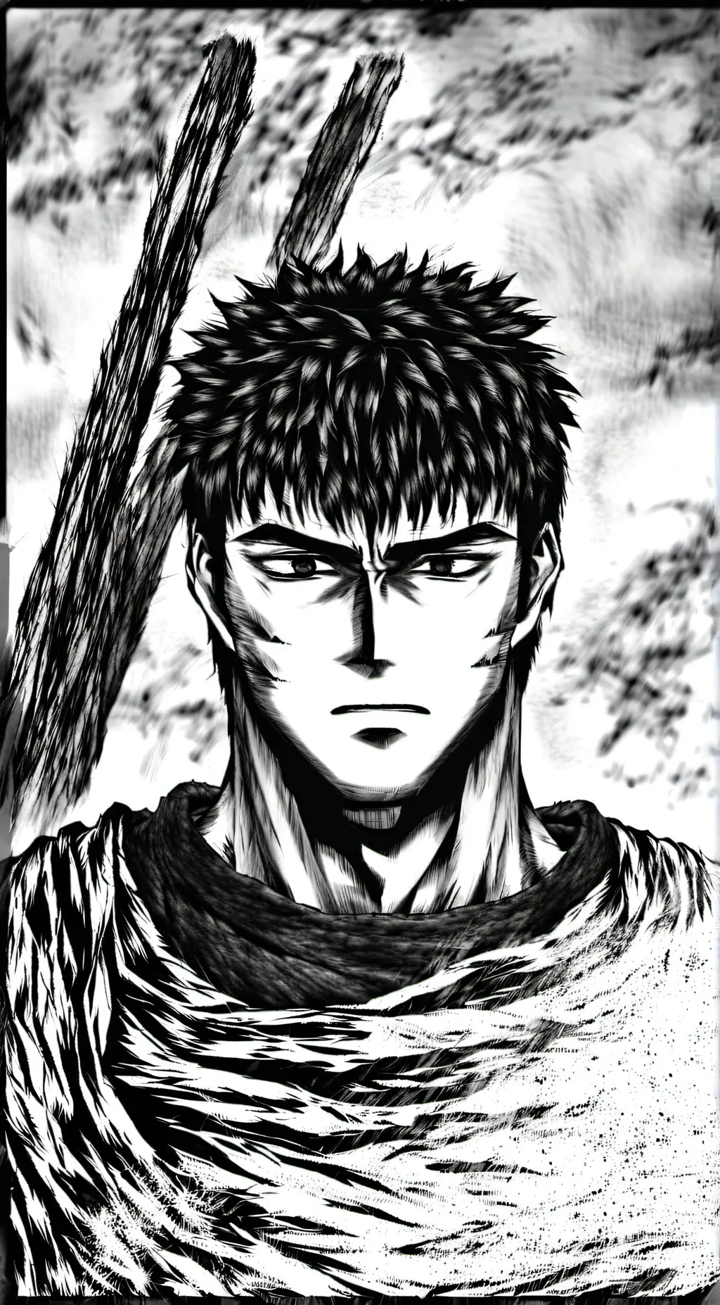 ai character: guts  background
