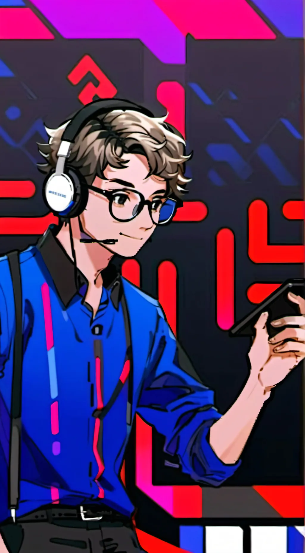 ai character: fandoms react you background