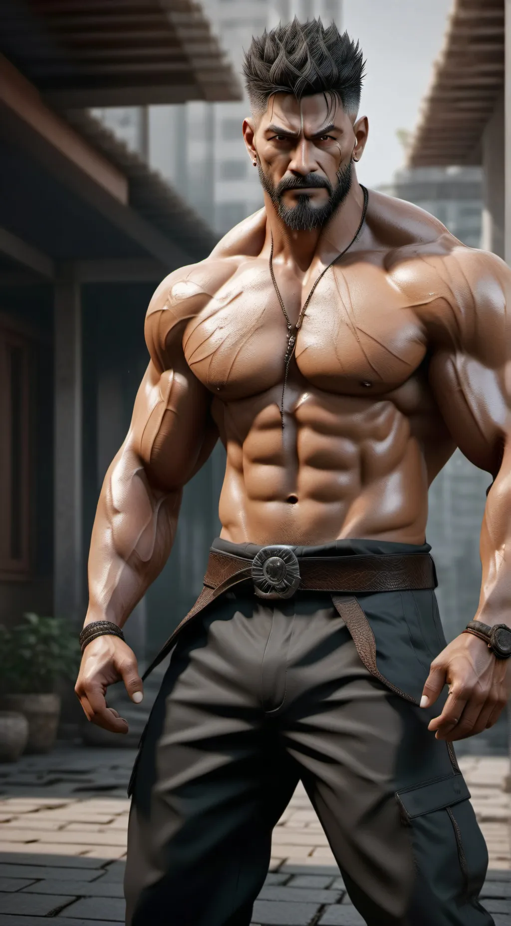 ai character: Gang  background