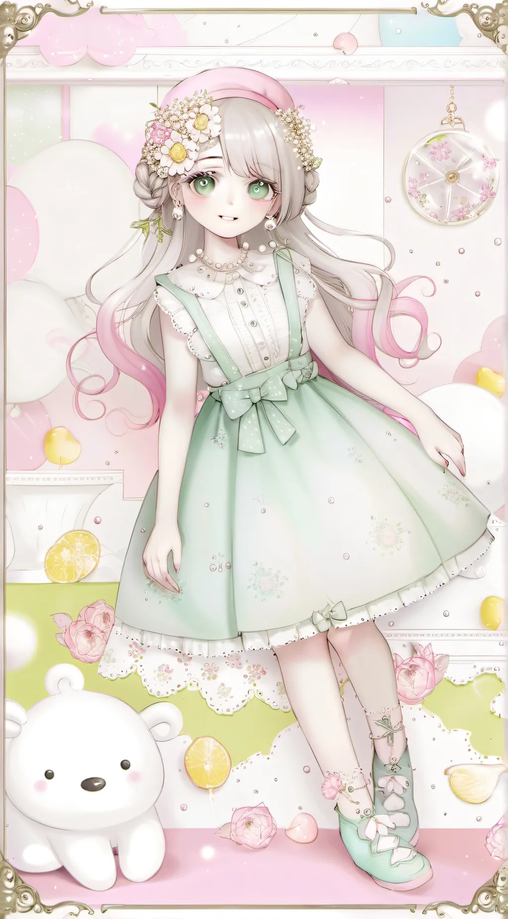 ai character: Pinkie pie background