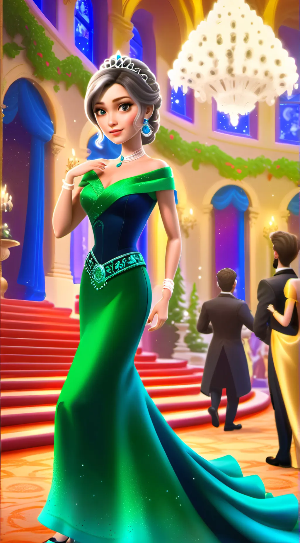 ai character: Grace background