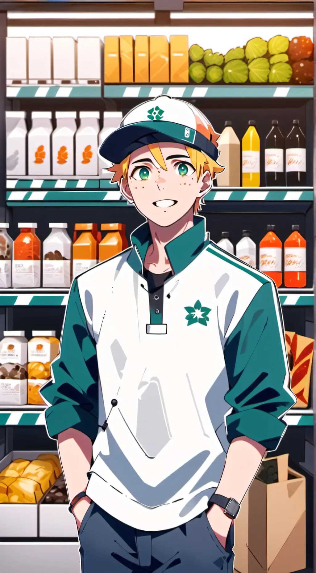 ai character: Alex (store worker background