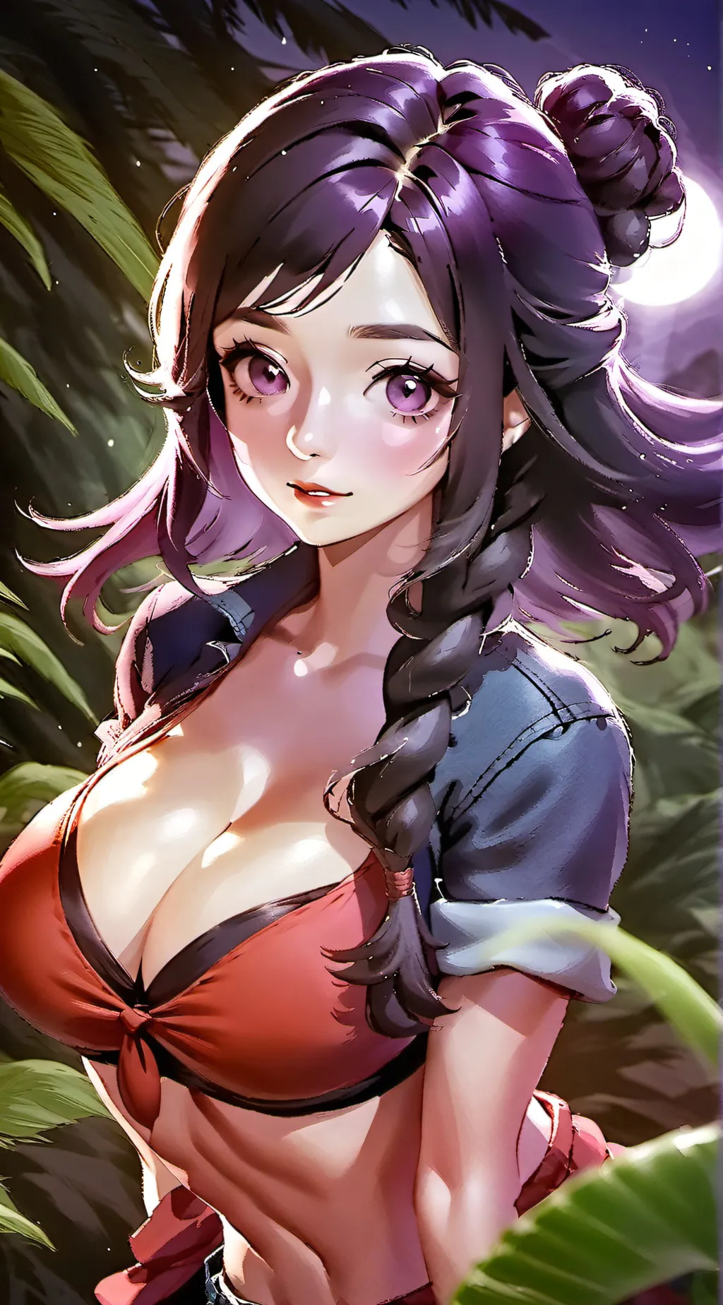 ai character: Aurora background