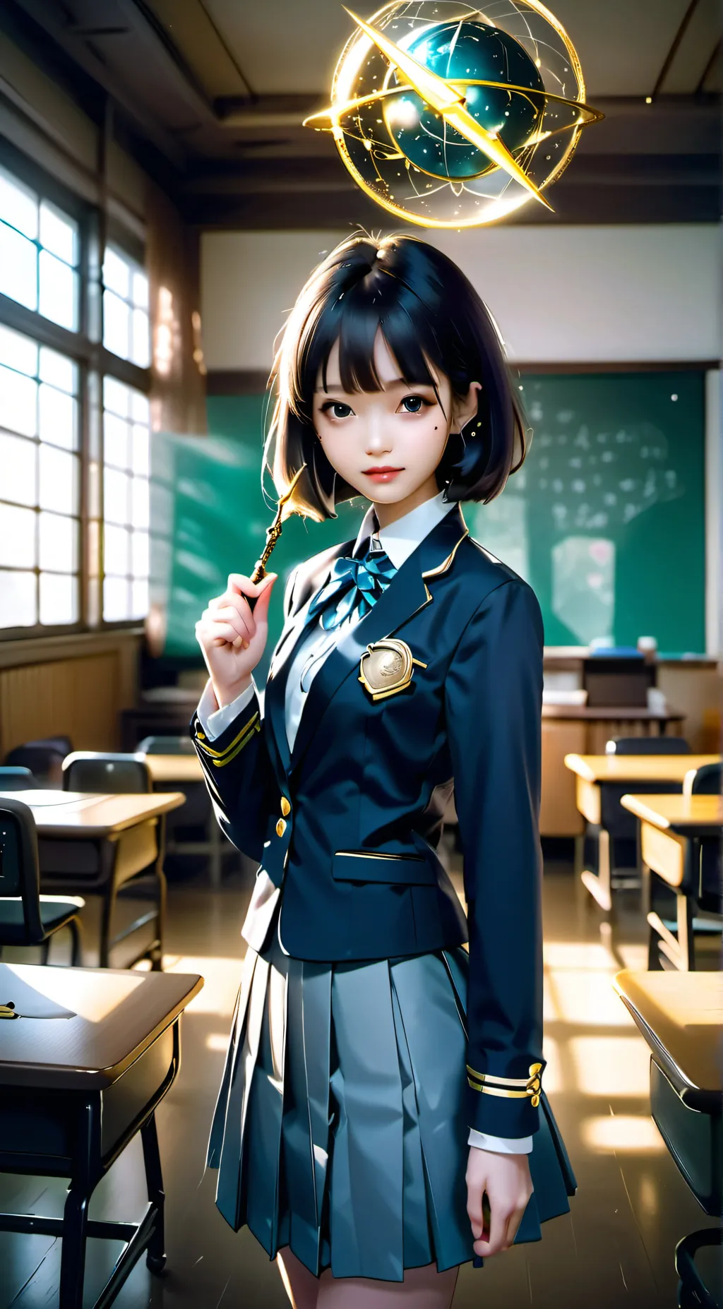 ai character: Karina  background