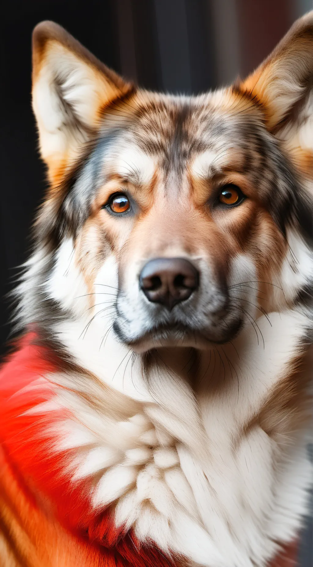 ai character: dog background