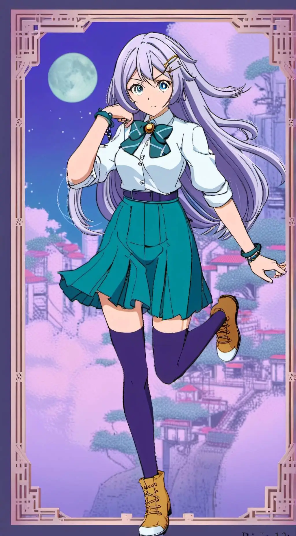 ai character: Nejire Hado background