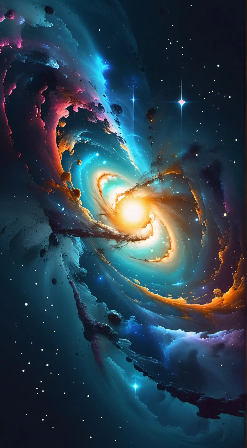 ai character: Error God background