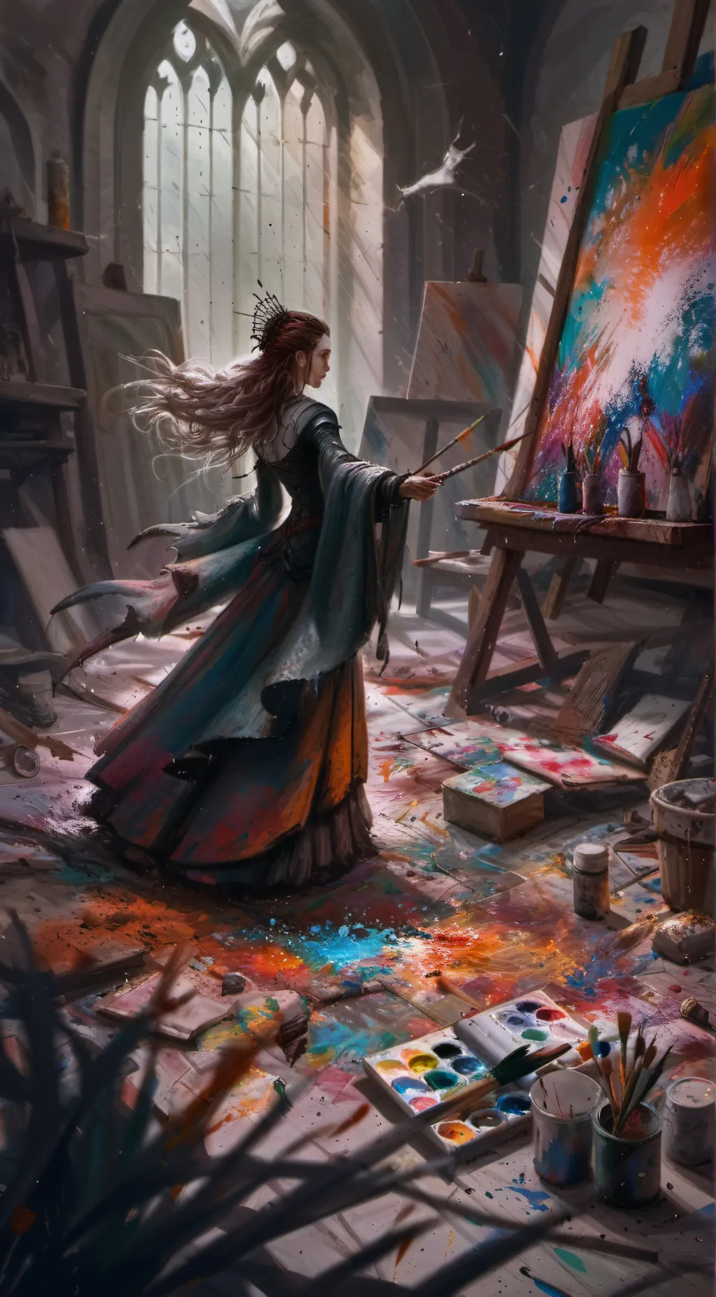 ai character: Victoria background