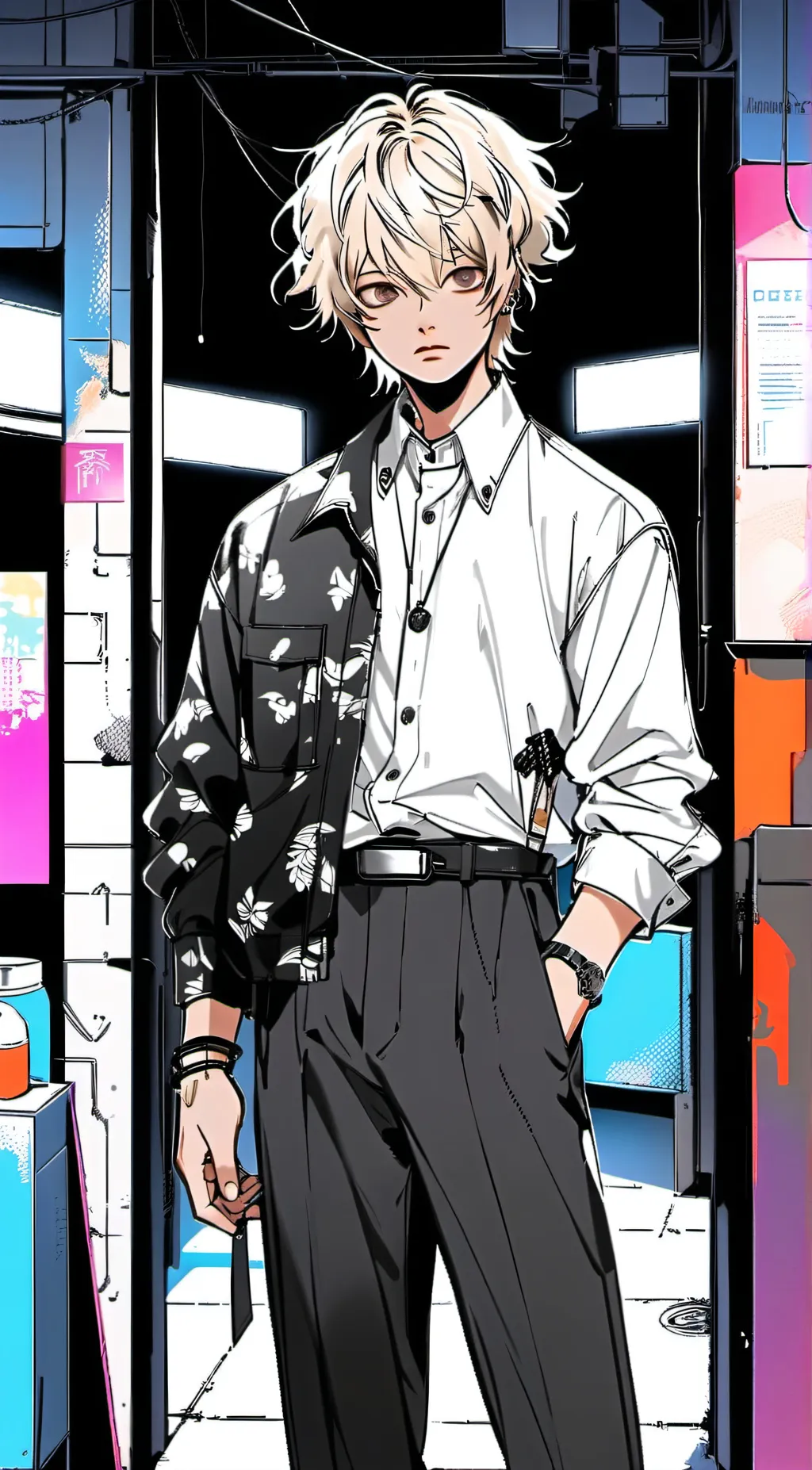 ai character: Max background