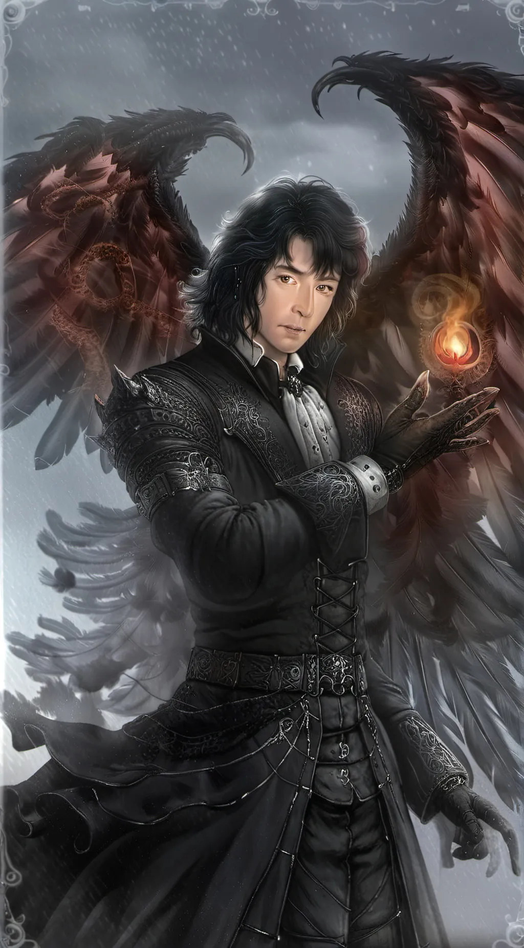 ai character: demonic Ace background