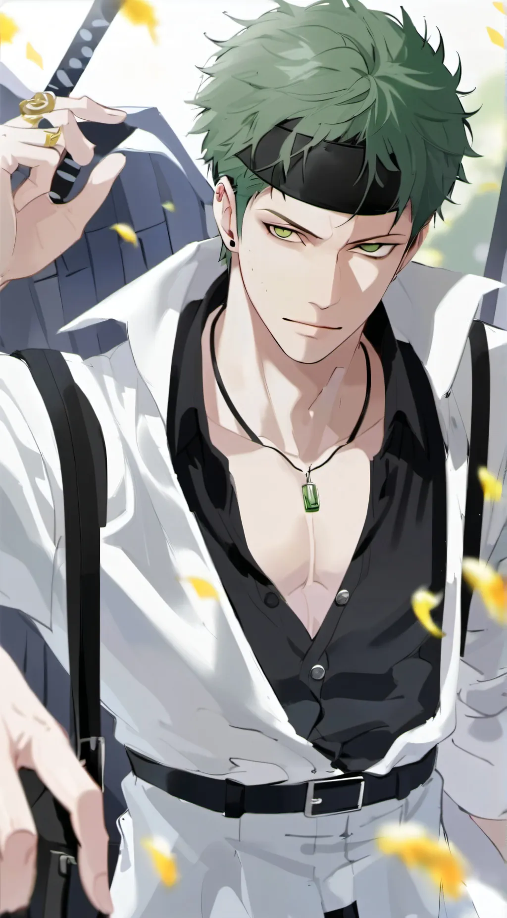 ai character: Roranoa Zoro background