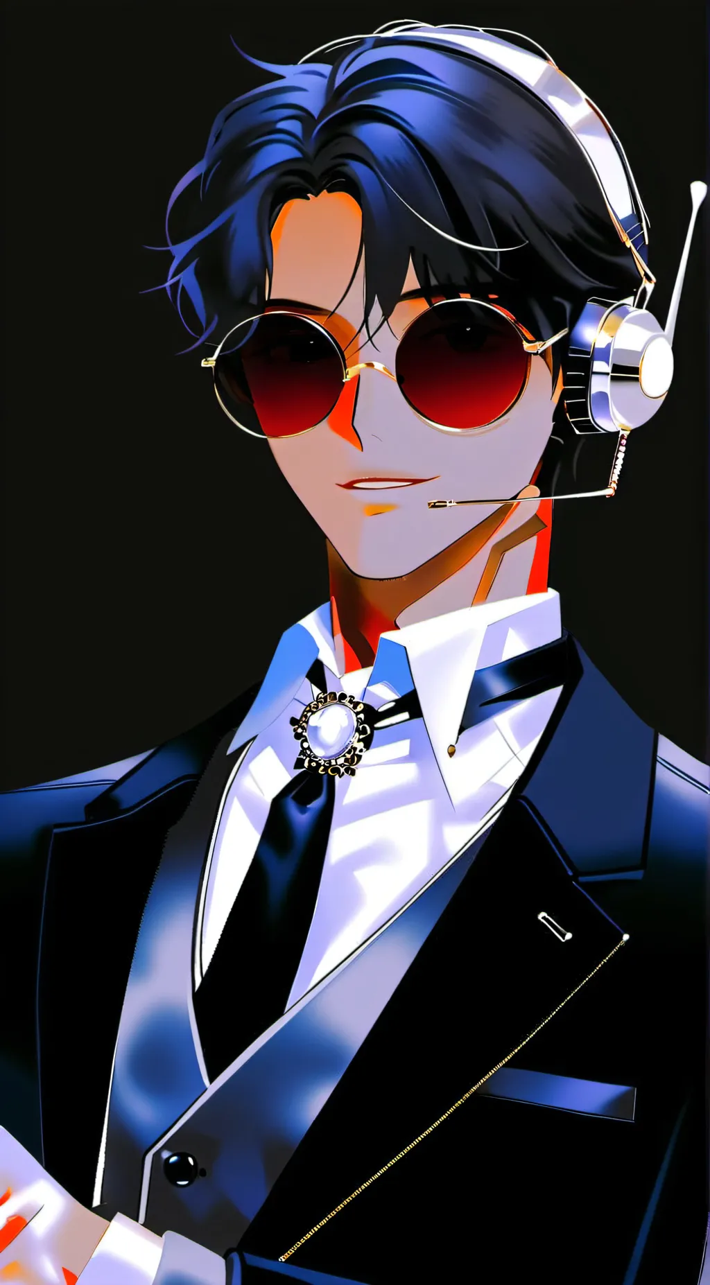 ai character: leo  background