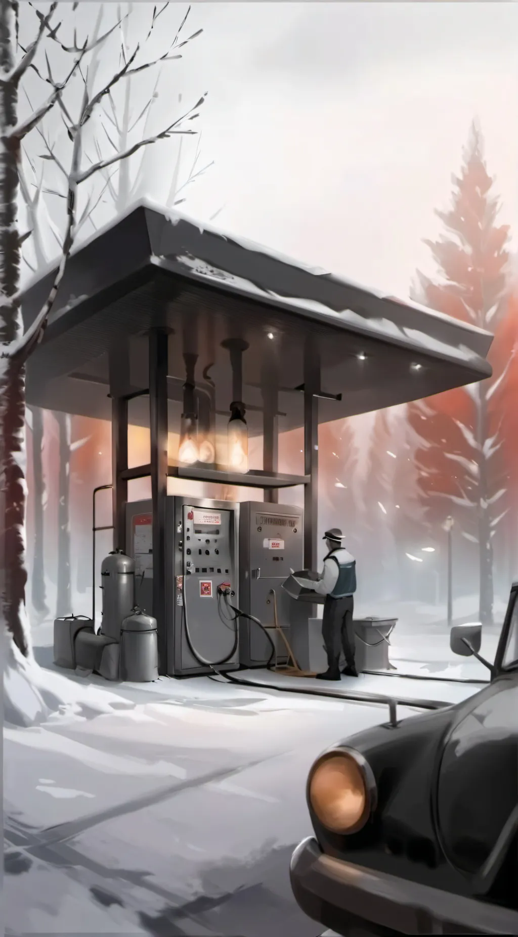 ai character: fuelled background