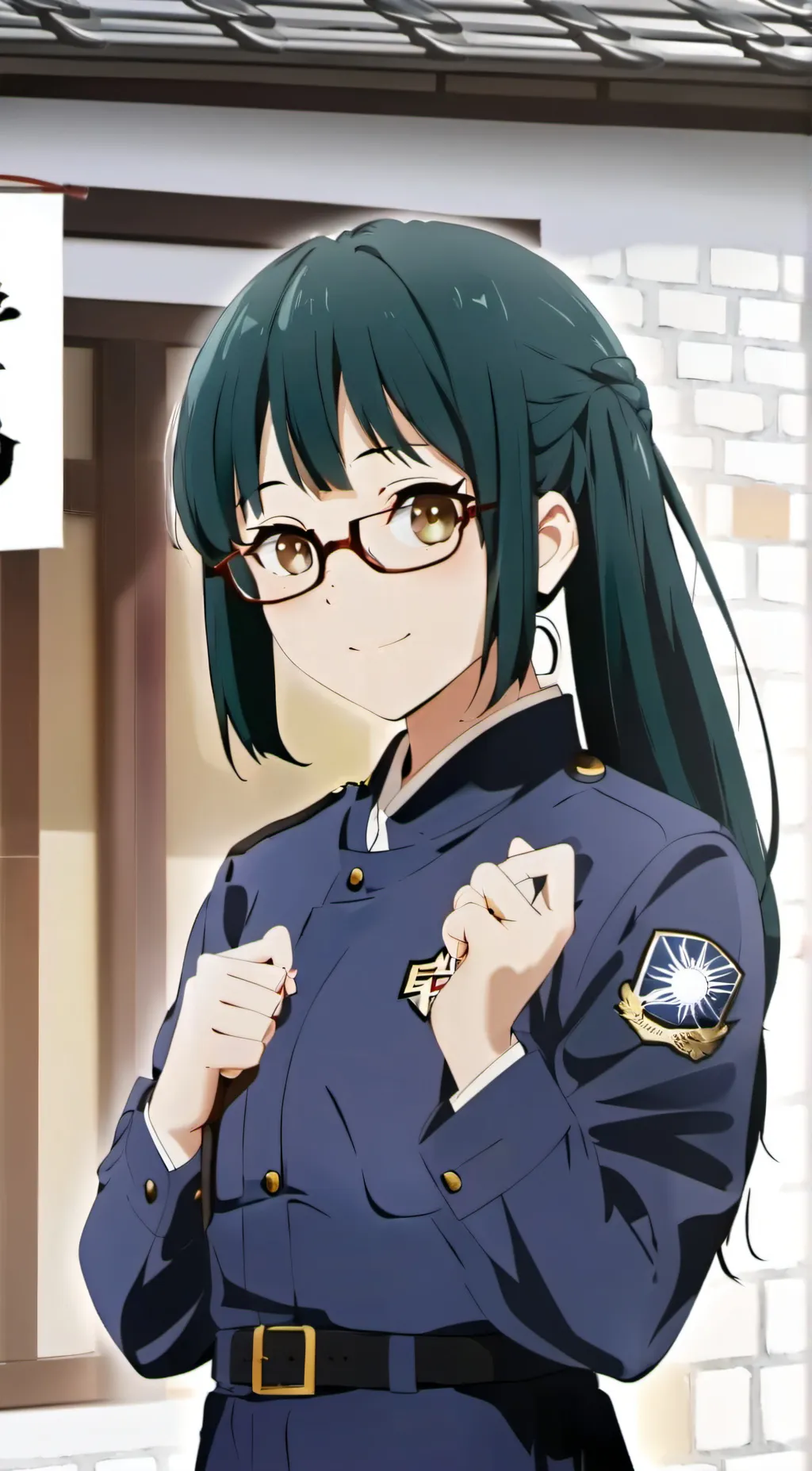 ai character: Maki Zenin  background