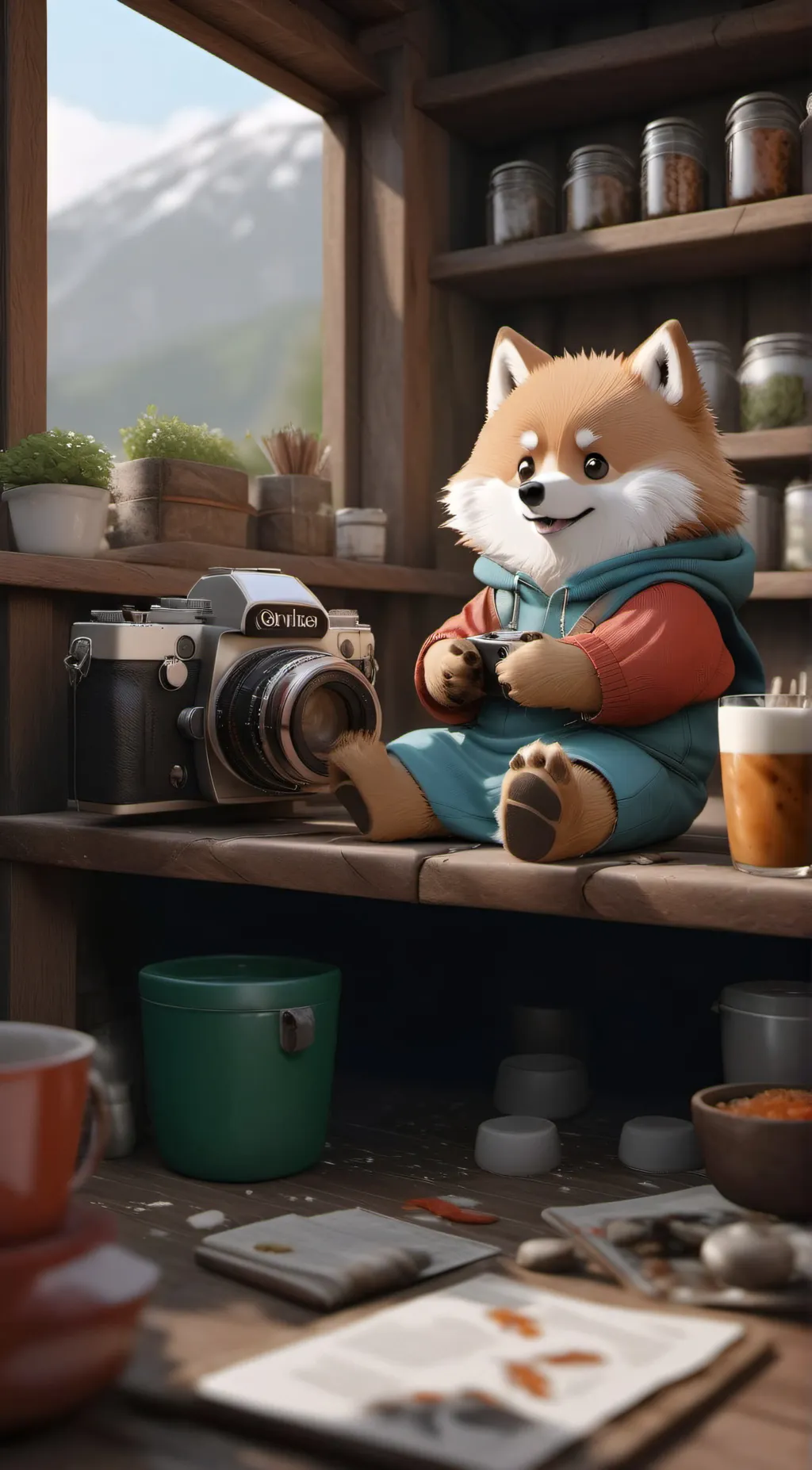 ai character: Class 1A -birthday background