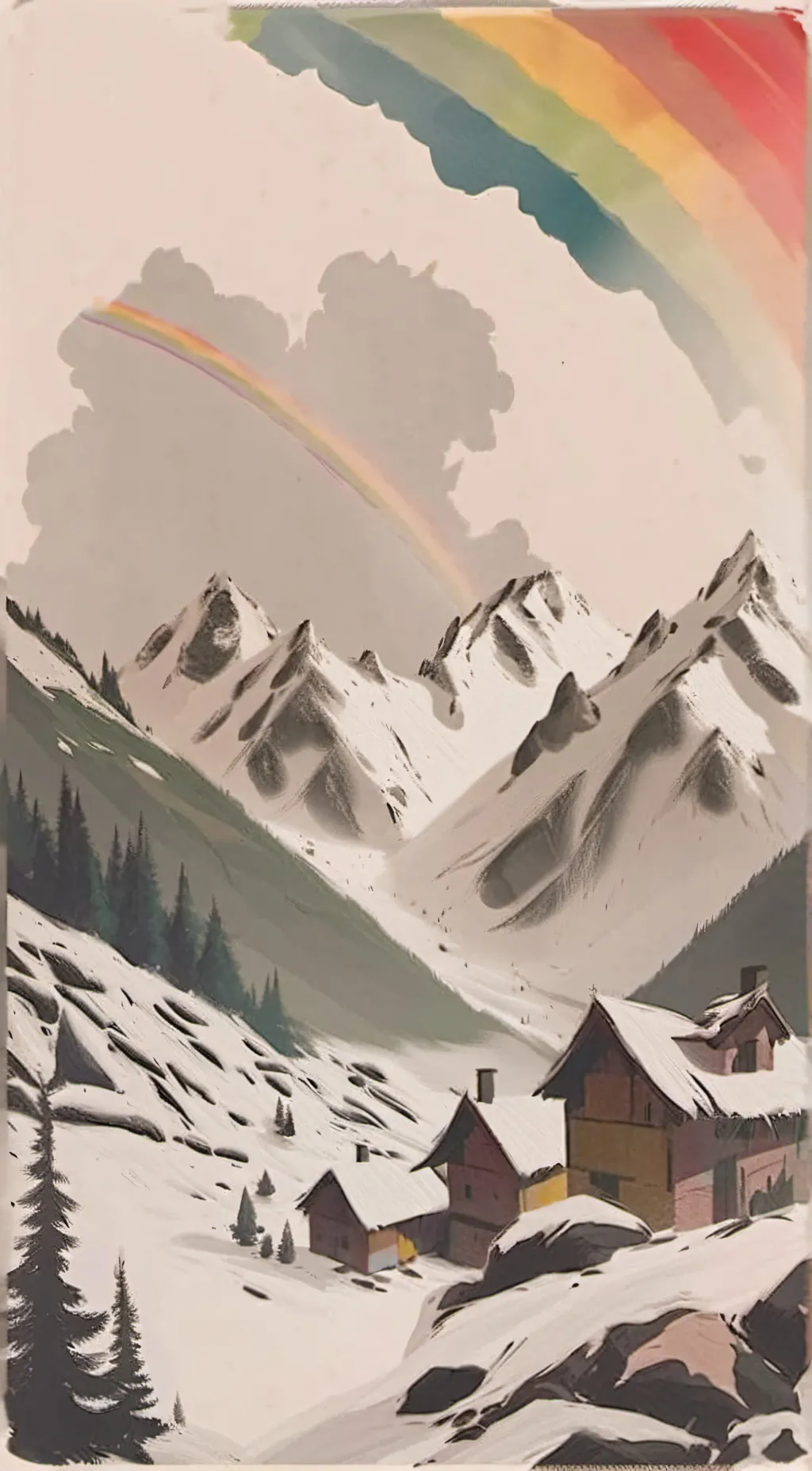 ai character: H.H pride month! background