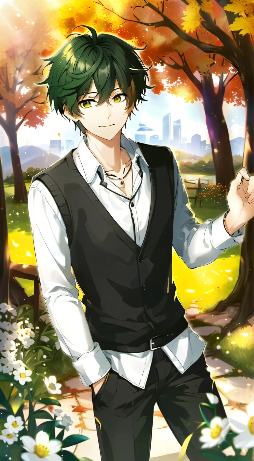 ai character: ♧Deku/ Izuku◇ background
