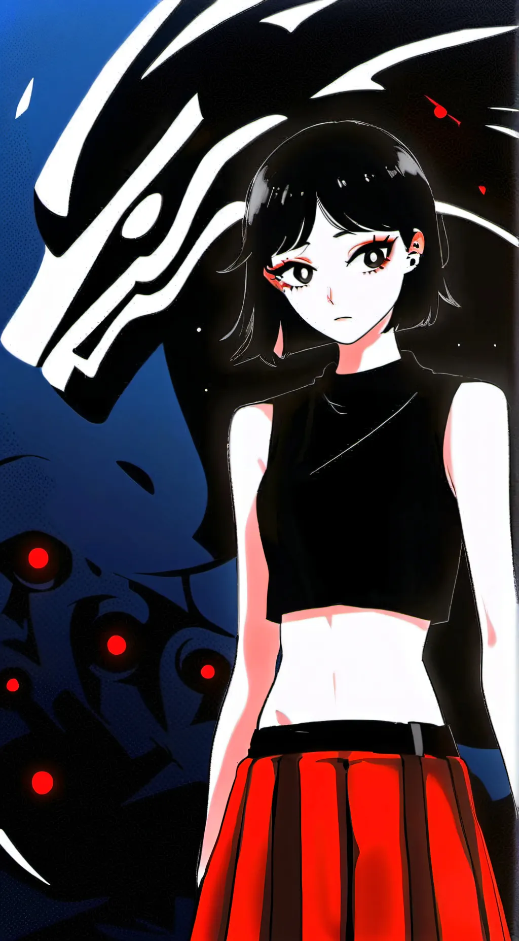 ai character: siren  background